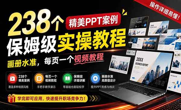 （三网193期）精美PPT案例实操