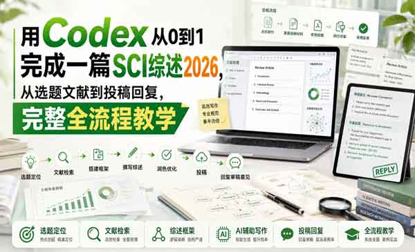 （三网200期）Codex从0到1完成SCI