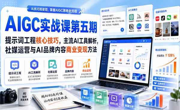 （三网201期）AI品牌内容商业变现