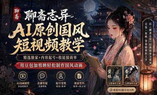 （三网207期）聊斋志异AI视频