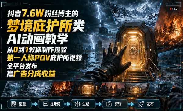 （三网208期）梦境庇护所类AI动画