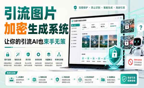 （三网218期）引流图片加密生成系统