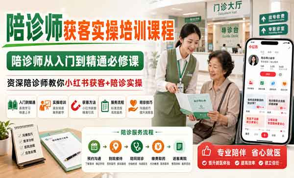 （三网234期）陪诊师获客实操