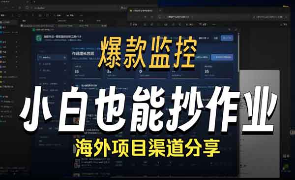 （三网254期）抖音爆款数据监控工具