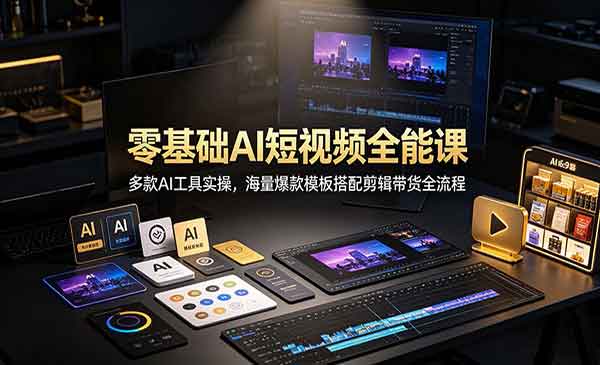 （三网272期）零基础AI短视频全能课