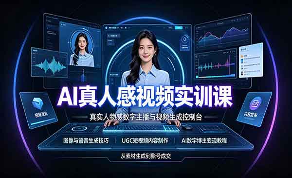 （三网28期）AI真人感视频实训课