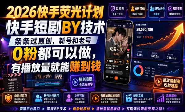 （三网280期）2026快手荧光计划