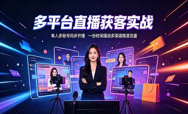（三网290期）多平台直播获客实战