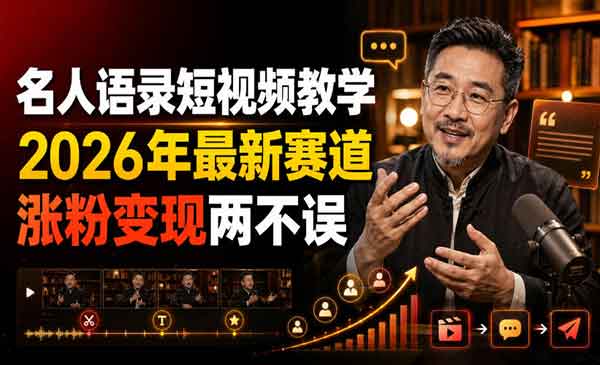 （三网295期）名人语录短视频教学