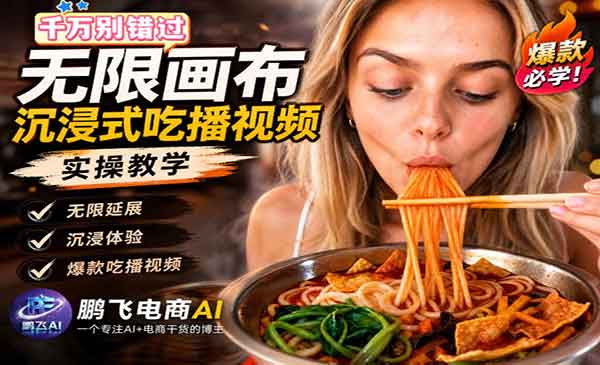 (三网298期)AI做沉浸式吃播