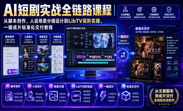 (三网300期)AI短剧实战全链路