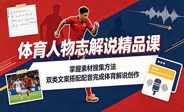 （三网306期）体育人物志解说