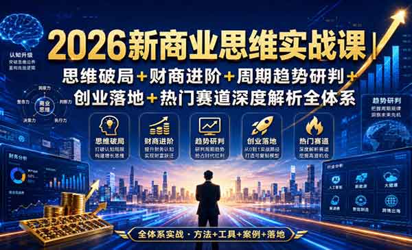 (三网313期)新商业思维实战