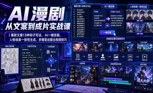 (三网316期)AI漫剧从文案到成片