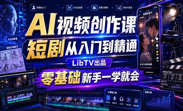 （三网318期）AI短剧从入门到精通