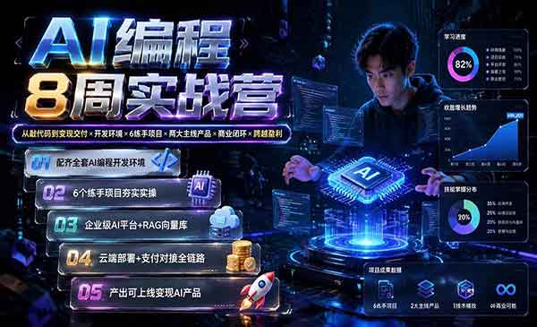 （三网328期）AI编程8周实战营