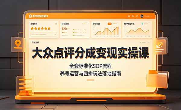 （三网356期）大众点评分成变现实