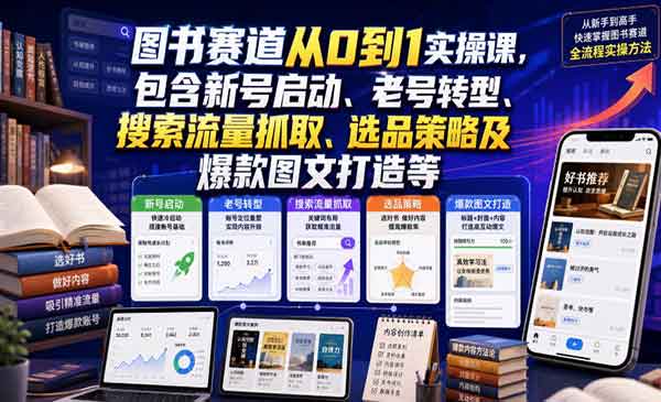 （三网360期）图书赛道从0到1实操