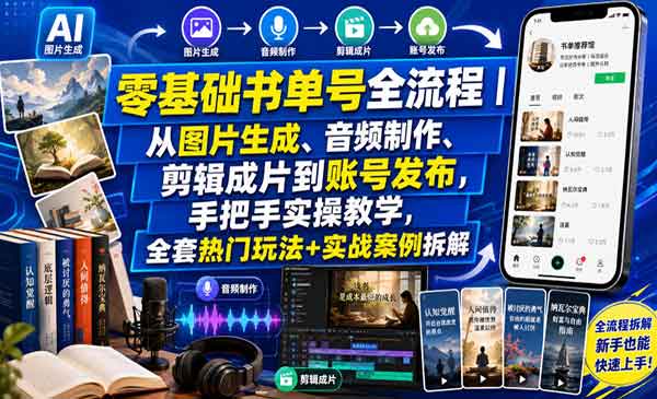 （三网369期）零基础书单号全流程