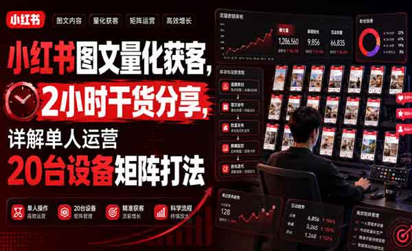 （三网376期）小红书图文量化获客
