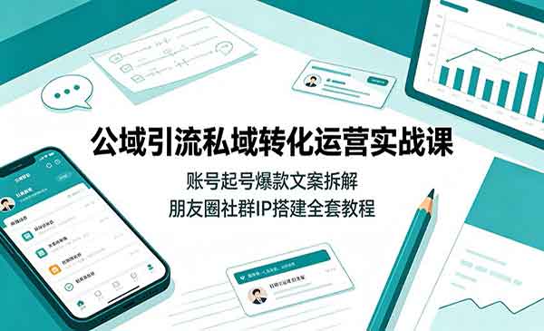 （三网389期）公域引流私域转化实战