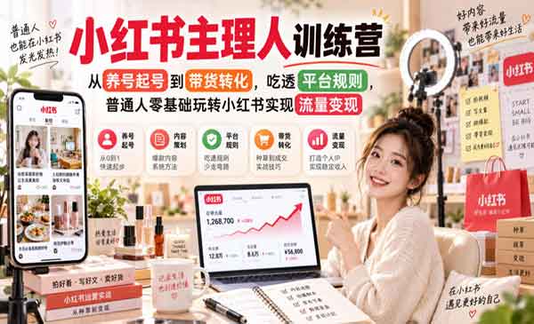 （三网4期）小红书主理人训练营