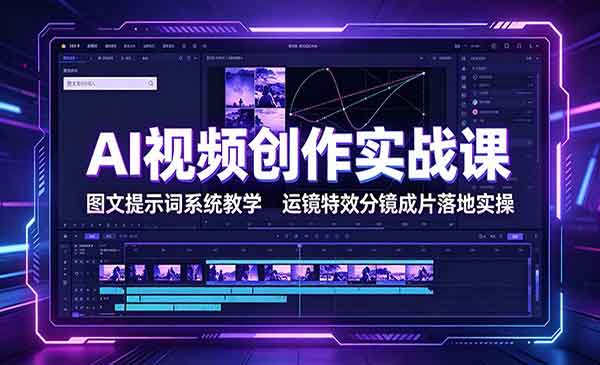 （三网406期）AI视频创作全链路
