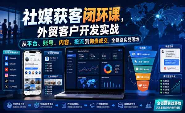（三网407期）社媒获客闭环