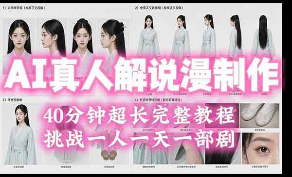 （三网418期）AI真人解说漫剧