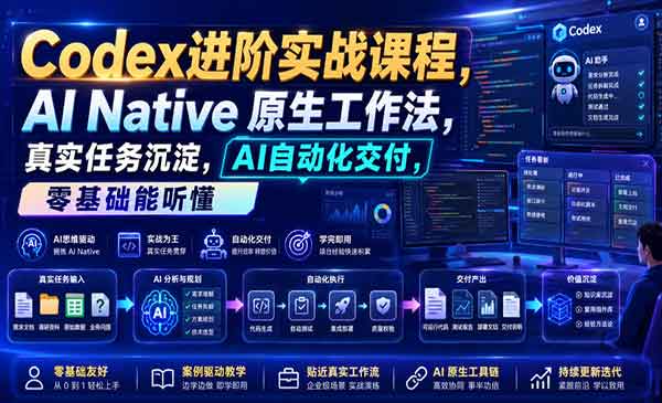 （三网440期）Codex进阶实战课