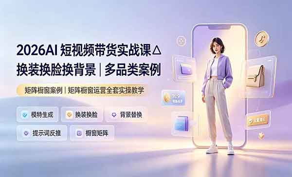 （三网447期）AI短视频带货实战