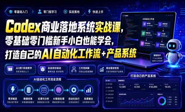 （三网448期）Codex商业落地系统实战