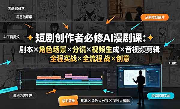 （三网451期）AI漫剧必修课