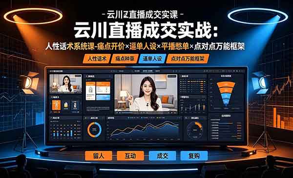 （三网507期）直播成交实战