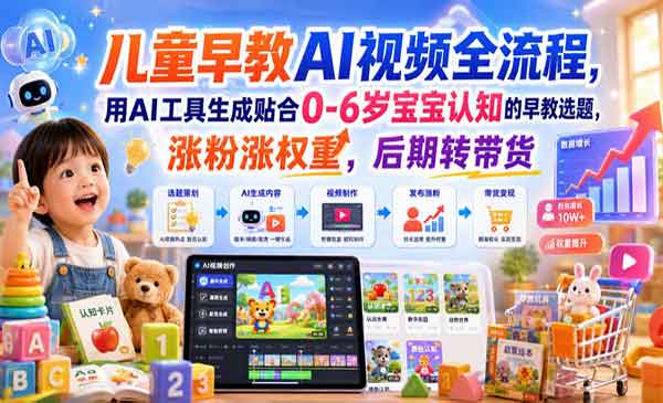 （三网511期）儿童早教AI视频全流程