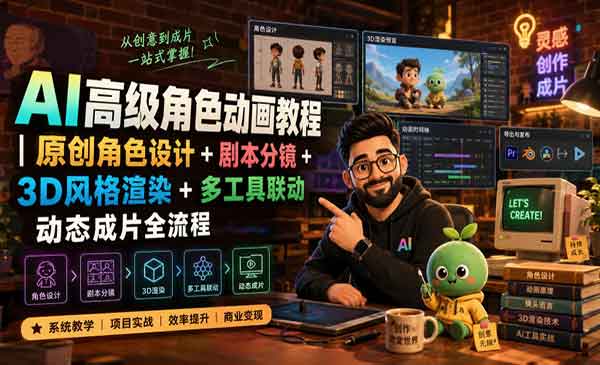 （三网537期）AI高级角色动画教程