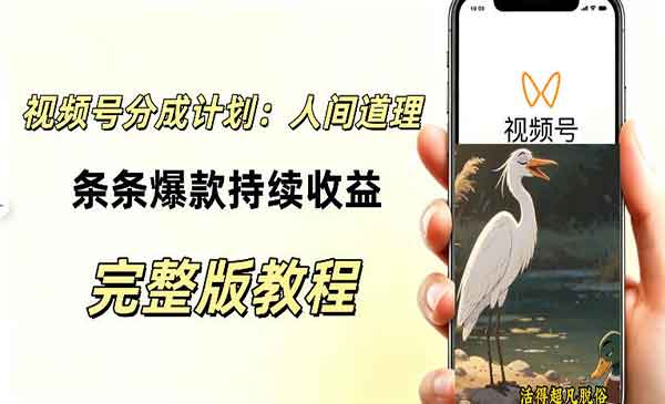 （三网55期）视频号AI动漫画风励志视频