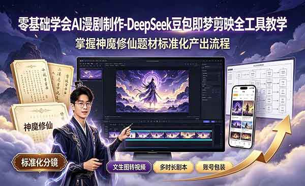（三网560期）零基础学会AI漫剧制作