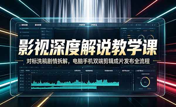 （三网567期）影视深度解说教学