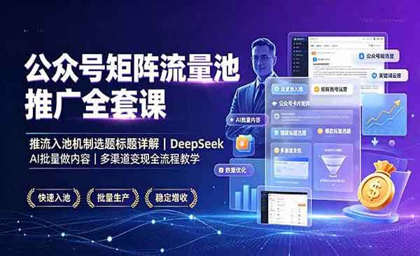 （三网598期）公众号矩阵推广