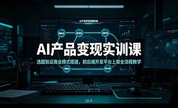 （三网631期）AI产品变现实训课