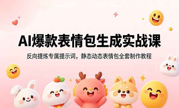 （三网646期）AI爆款表情包生成