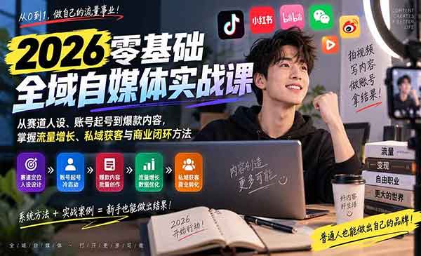 （三网65期）全域自媒体实战