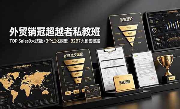 （三网657期）外贸销冠私教班