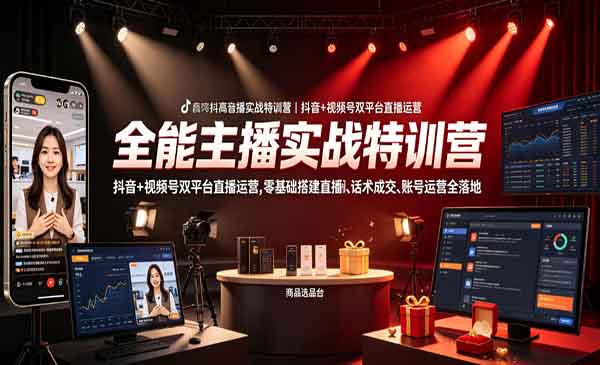 （三网661期）全能主播实战特训营