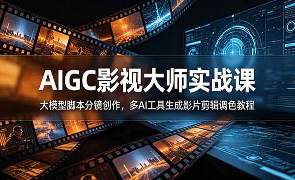 （三网663期）AIGC影视大师实战课