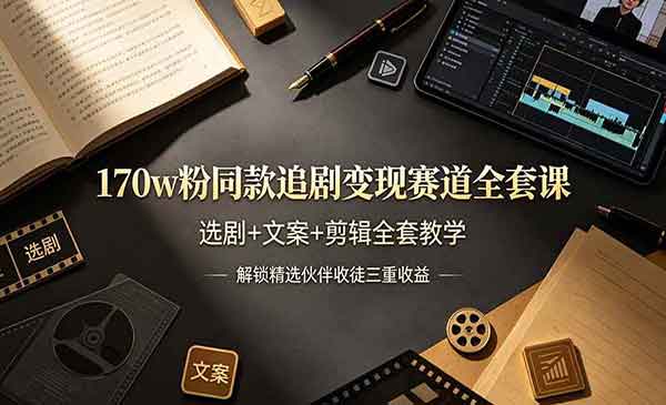 （三网666期）剧变现赛道全套课