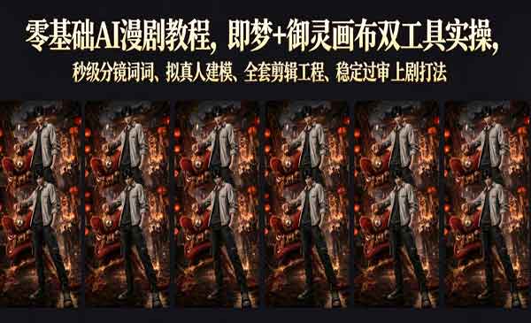 （三网669期）零基础AI漫剧教程