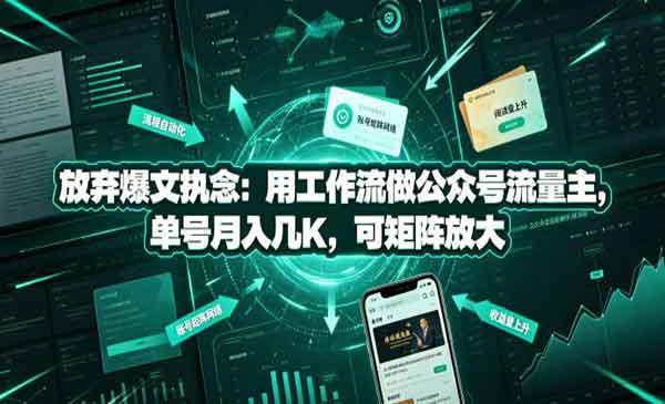 （三网672期）公众号AI做流量主