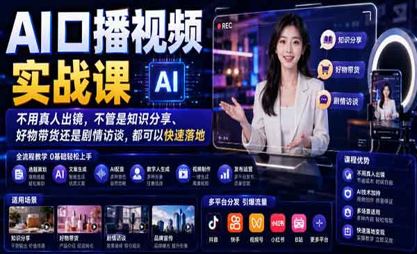 （三网683期）AI口播视频实战